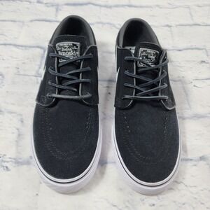 Nike MENS SIZE 6.5 WOMENS 8 Zoom Janoski OG+ Black White FD6757-001 Sneakers